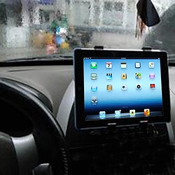 Wewoo Support Holder noir pour nouvel iPad 3 / 4, 2, mini 1/2/3, Samsung Galaxy Tab 2 en 1 Air Vent + de voiture