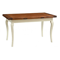 Biscottini Table De Style Country Extensible En Boi 