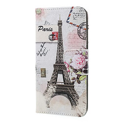 Etui en PU tour Eiffel pour votre Samsung Galaxy A7 (2018)