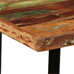 Avis vidaXL Table de bar Bois massif de récupération 120x60x107 cm