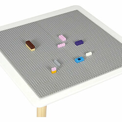 Avis The Home Deco Kids Table d'activité enfant compatible briques de construction.