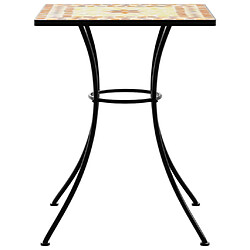 Acheter vidaXL Table de bistro mosaïque terre cuite 60x60x74 cm céramique