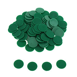 Avis 25MM barillet en plastique monnaie Chip Coin 100 barils un avion baril Boundless Green