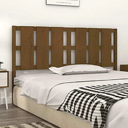 Avis Maison Chic Tête de lit scandinave pour lit adulte,Meuble de chambre Marron miel 165,5x4x100 cm Bois massif de pin -MN92518