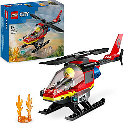 LEGO L'hélicoptère de secours des pompiers 