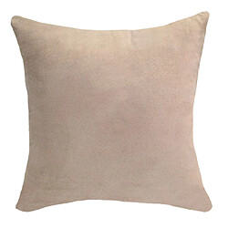 Couvre-oreiller en daim velours de couleur unie Throw Taie d'oreiller beige-45x45cm Taie d'oreiller en daim