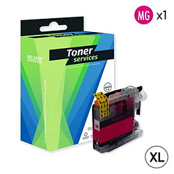 TONER SERVICES Compatible Brother LC225XLM Cartouche Magenta LC225XLM (Parapluie) 