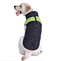 Wewoo Vêtements vert pour chien, Taille: L, Poitrine: 46cm, Longueur du dos: 35cm Veste de ski en coton