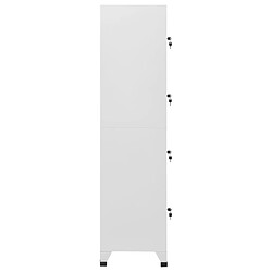 Avis vidaXL Armoire à casier avec 4 compartiments 38x45x180 cm