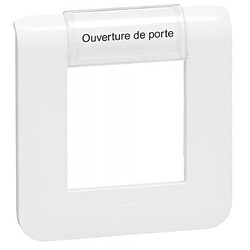 enjoliveur - 1 module - 1/2 poste - blanc - legrand mosaic 078801l