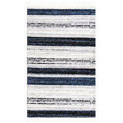 Hadorn Tapis shaggy 185x125 Bleu Frauenfeldnea