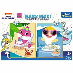 Acheter Trefl Uk³adanka Baby MAXI 2x10 elementów Weso³y dzieñ rekina, Baby Shark