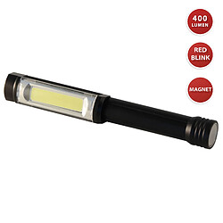 VELAMP BIG DADDY: torche COB LED 3W en alu. Flash rouge. Aimant