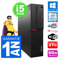 PC Lenovo ThinkCentre M800 SFF Intel i5-6500 RAM 8Go Disque 2To Windows 10 Wifi · Occasion 