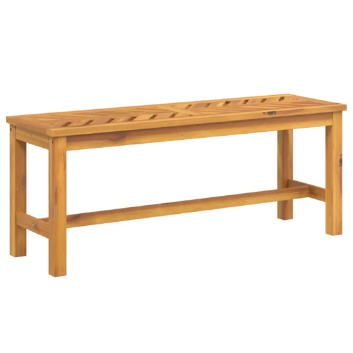 Maison Chic Banc de jardin | Banquette de jardin | Chaise Relax 110 cm bois massif d'acacia -MN52524