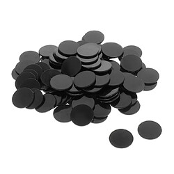 25MM barillet en plastique Coin Chip Money 100 barils un avion baril Boundless Black