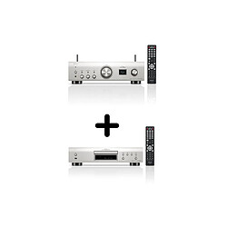 Ampli Hifi Stéréo Denon PMA 900HNE Argent + Platine CD DCD 900NE Argent