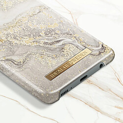 iDeal of Sweden Coque pour Samsung S10e Marbré Luxe Ultra fine Sparkle Greige Marble Beige pas cher