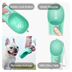 Universal Bouteille d'eau portable pour chien de compagnie 550ml pour petit et grand chien de voyage chiot chat bol de boisson d'eau de compagnie d'extérieur éleveur produits pour animaux de compagnie |