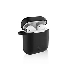 Étui de protection Celly AIRPODS 1/2 GEN Casque Noir Silicone Plastique 