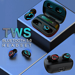 Mini vrai sans fil intra-auriculaires TWS BT 5.0 IPX5 écouteurs stéréo HIFI intra-auriculaires 