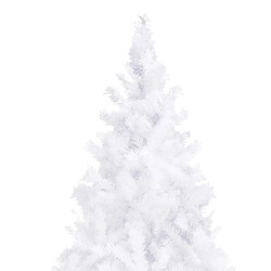 Avis vidaXL Sapin de Noël artificiel 400 cm Blanc