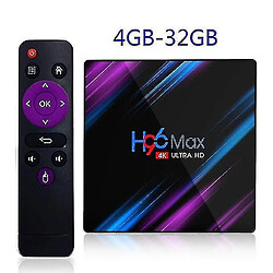 Universal Android 10.0 T95 Smart TV Box H3 Quad-core Media Player Support 2.4g WiFi 4K (4 Go et 32 Go) 