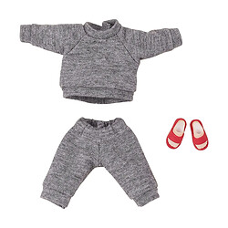 Good Smile Company Original Character - Accessoires pour figurines Nendoroid Doll Outfit Set: Sweatshirt and Sweatpants (Gray) 