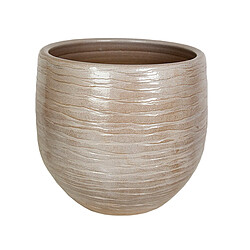 Cache-pot Romimex Beige Céramique 30 x 30 x 30 cm 