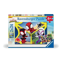 Puzzle 2x24 pieces Spidey & compagnie - Des 4 ans Ravensburger PUZZLE - Puzzle 2x24 pieces Spidey & compagnie - Des 4 ans Ravensburger