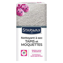 Entretien tapis moquette STARWAX Nettoyeur à sec 500gr 