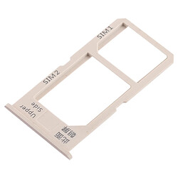 Wewoo 3 x Plateau pour carte SIM pour Vivo Y55 (Or)