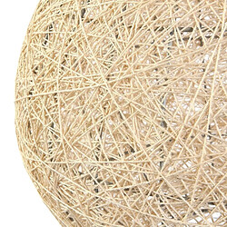 Avis Home Deco Light Suspension boule colorée 30 cm beige.