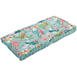 Jardindeco Coussin de palette en coton imprimé 120 x 80 cm Angele. Coussin de palette en coton imprimé 120 x 80 cm Angele