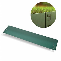 Green-split Bordure de Jardin en métal 13,5cm x 120cm Vert | Bordure Jardin | Bordures de Jardin 