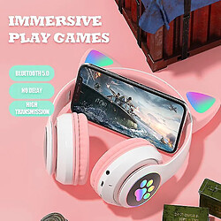 Universal Casque sans fil bluetooth 5.0 RGB casque basse bruit annulation casque et casque pas cher