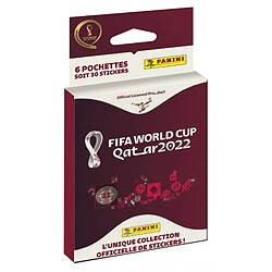 Jeu de cartes Panini World Cup 2022 STK Blister 6 pochettes 