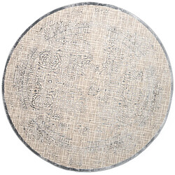 Hadorn Tapis 125x125 blanc crème Bern Shimmer