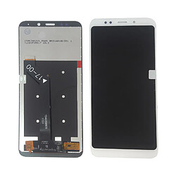 Visiodirect® Ecran pour Xiaomi Redmi 5 Plus blanc 5.99" vitre tactile + LCD