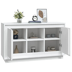 Acheter Maison Chic Buffet,Meuble de Rangement,commode pour salon,Cuisine blanc 102x35x60 cm bois d'ingénierie -MN27014