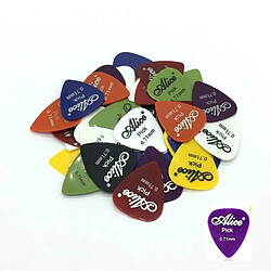 Wewoo 50 PCS ABS médiators pour guitare électriquelivraison de couleurs aléatoiresSurface GivréTaille 0.71mm