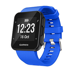 Wewoo Bracelet pour montre connectée Dragonne Sport en silicone Garmin Foreruuner 35 Bleu 