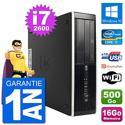 PC HP Compaq Pro 6300 SFF Intel i7-2600 RAM 16Go Disque 500Go Windows 10 Wifi · Occasion 