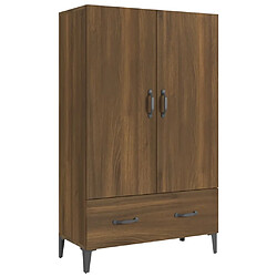 vidaXL Buffet Chêne marron 70x31x115 cm Bois d'ingénierie