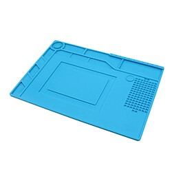 Avis Wewoo Tapis de travail bleu Plate-forme de maintenance S-150 isolant en silicone résistant à la chaleur avec vis