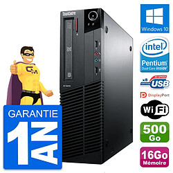 PC Lenovo ThinkCentre M81 SFF Intel G630 RAM 16Go Disque 500Go Windows 10 Wifi · Occasion 