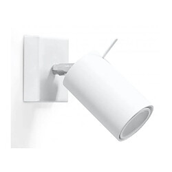 Luminaire Center Spot Ring Acier blanc 1 ampoule 10cm Matériau : AcierColoris : blancNombre d'ampoules : 1Type d'ampoule : GU10Puissance Max en Watts (W) : 40Ampoules incluses : NonIP20Hauteur en Cm : 10Largeur en Cm : 8&lt;