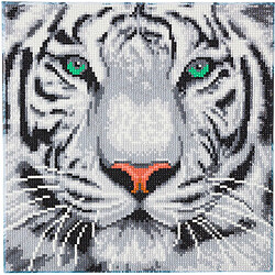 Vedes Crystal Art Tigre de neige