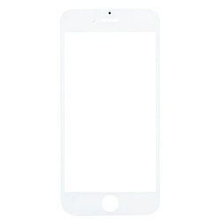 Wewoo Pour iPhone 6 Lentille extérieure Transparent en verre avec écran frontal Cadre LCD et OCA Adhésif optiquement blanc pièce détachée