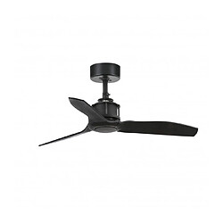 faro Plafonnier ventilateur Just Noir 64 Cm